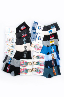 Шкарпетки дитячі для хлопчика з малюнком (демісезонний)